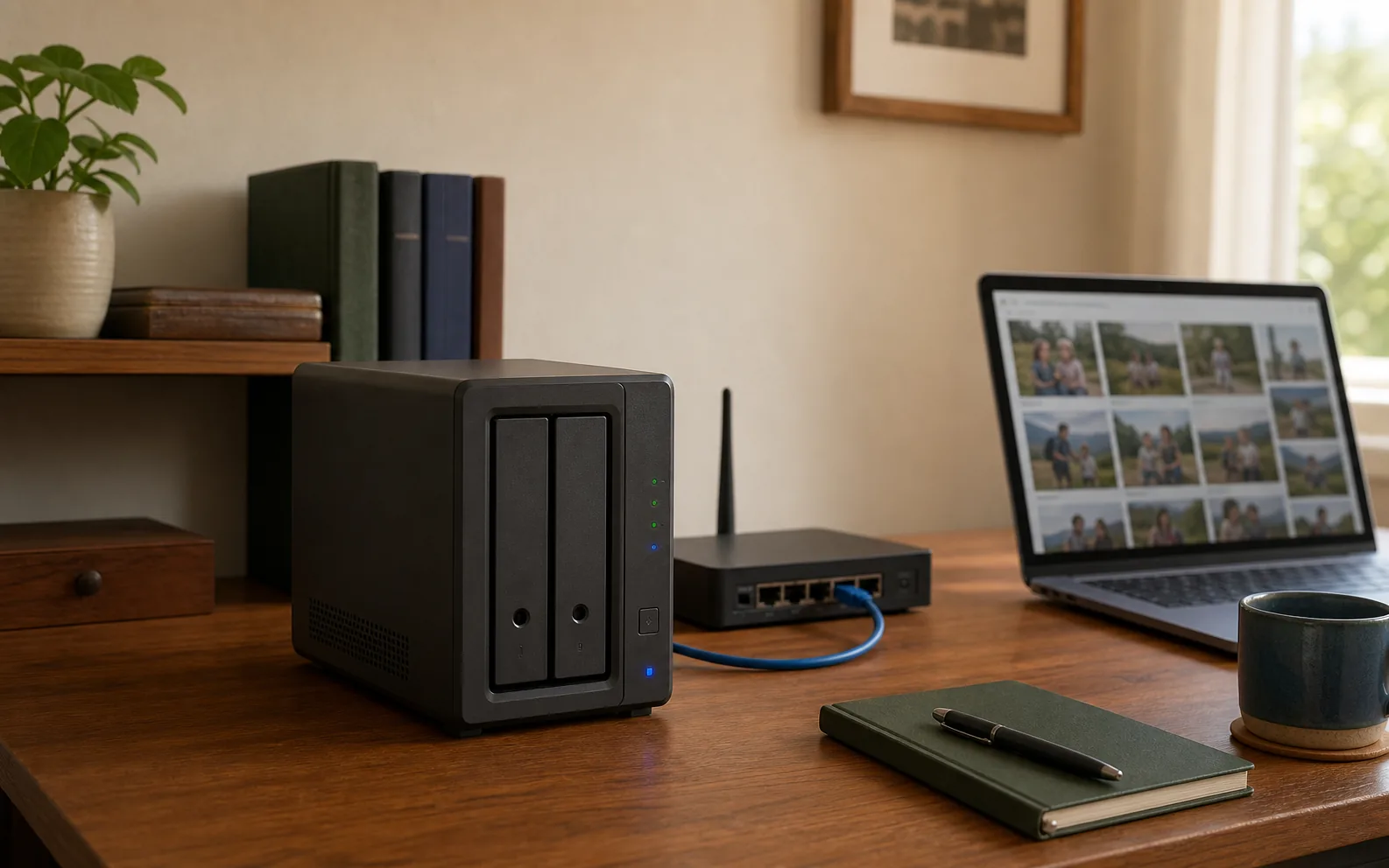 Home NAS for backups, photos, and media storage